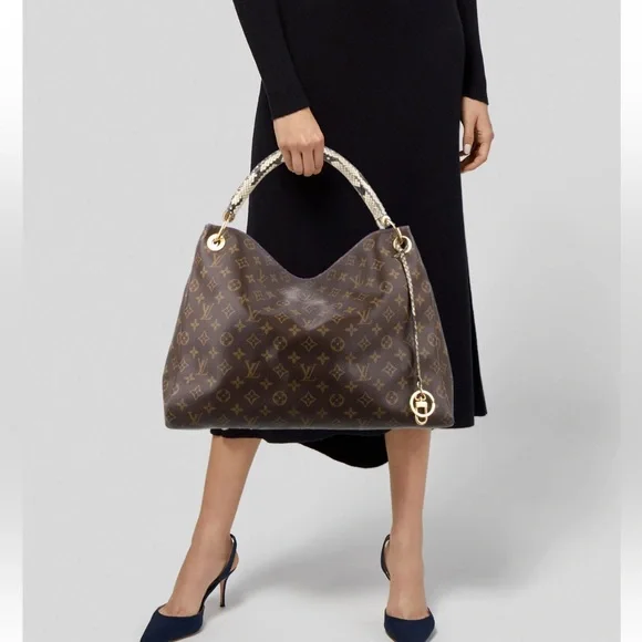 🦄✨RARE Louis Vuitton Artsy MM Python handle Exotique - Picture 16 of 16